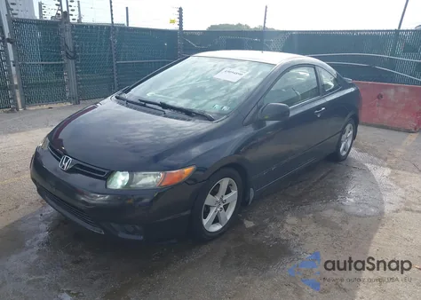 2006 Honda Civic Ex from USA, damaged, VIN 2HGFG12876H521091